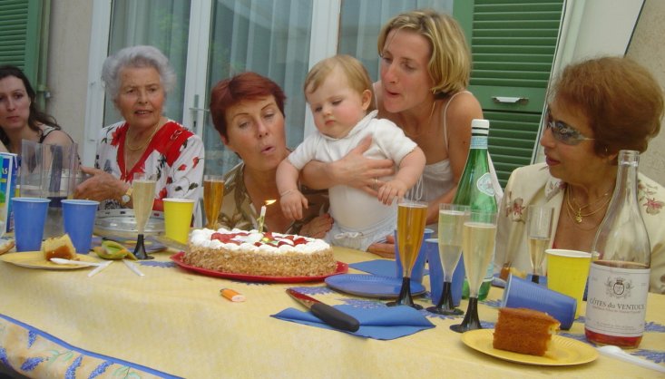 Stephanie, Christine and Alexis among a series of grand mothers