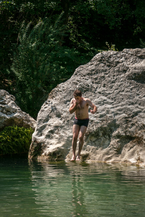 Cédric jumping