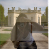 My reflection (petit trianon behind) at Versaille