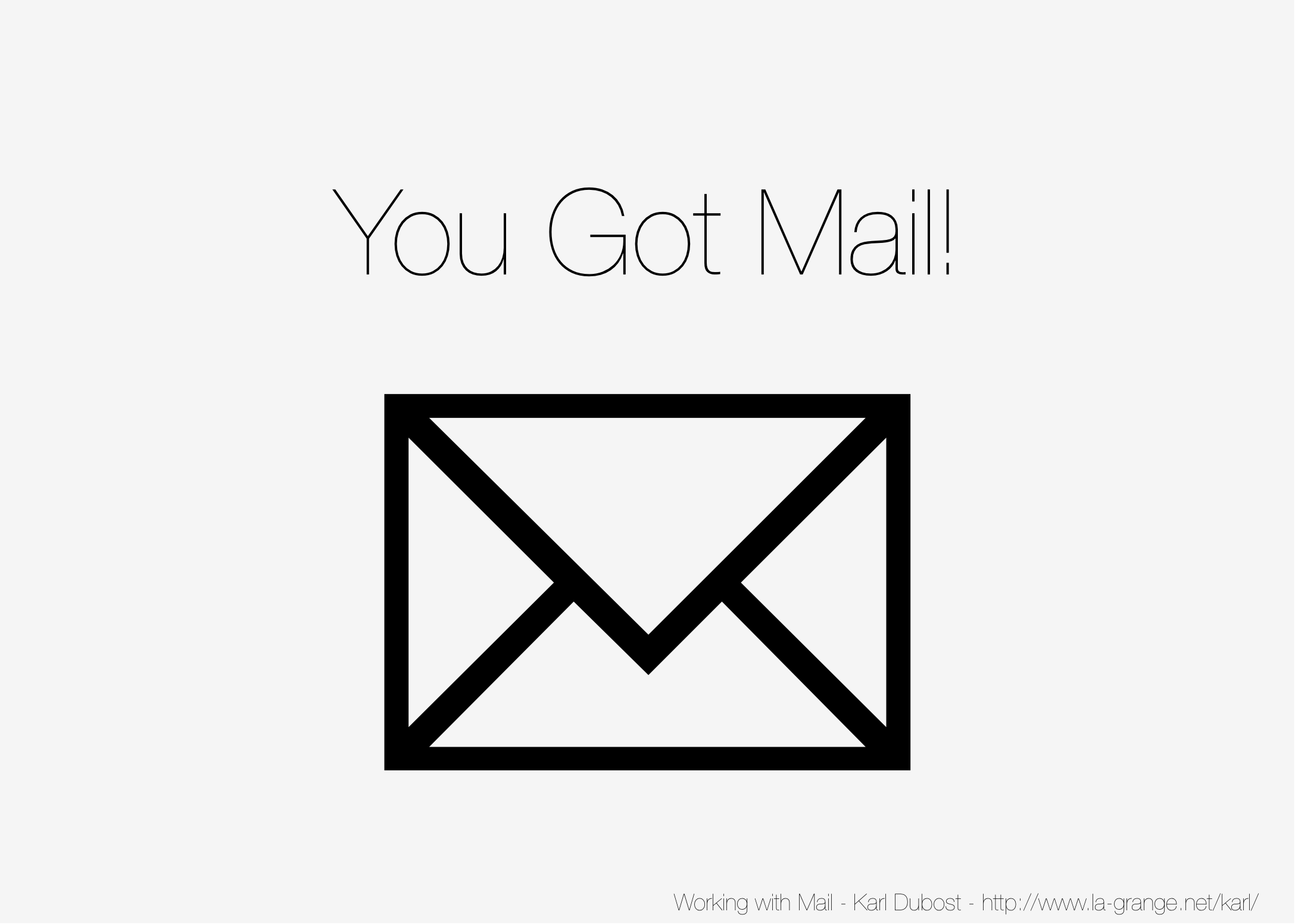 Slide 01 - You Got Mail