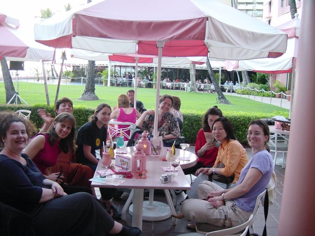 W3C women gathering for a cocktail