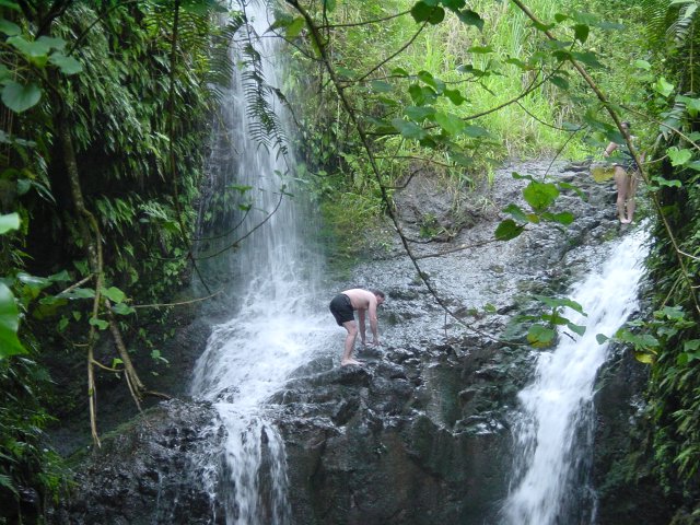 Daniel climbing