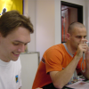 Max, Dean taking a picture