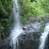 Daniel climbing