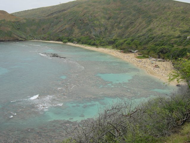 Hanauma Bay, broad view