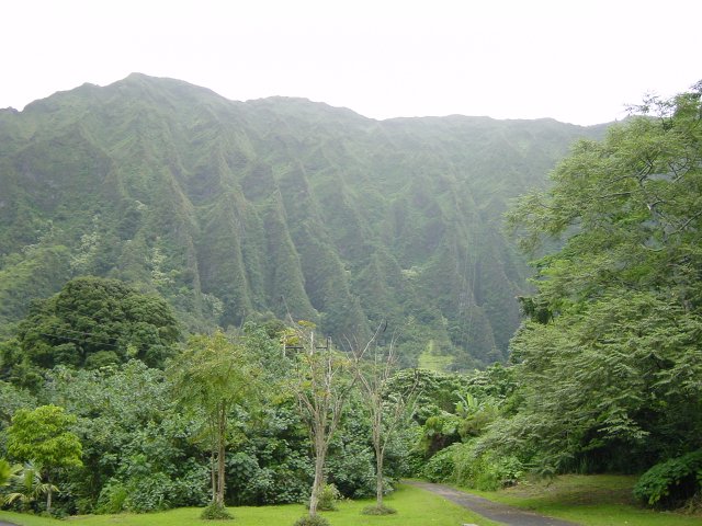 Carved mountain