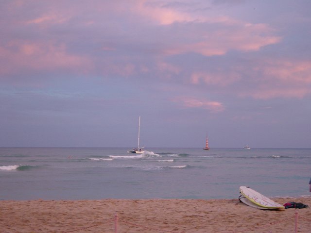 Pink sky
