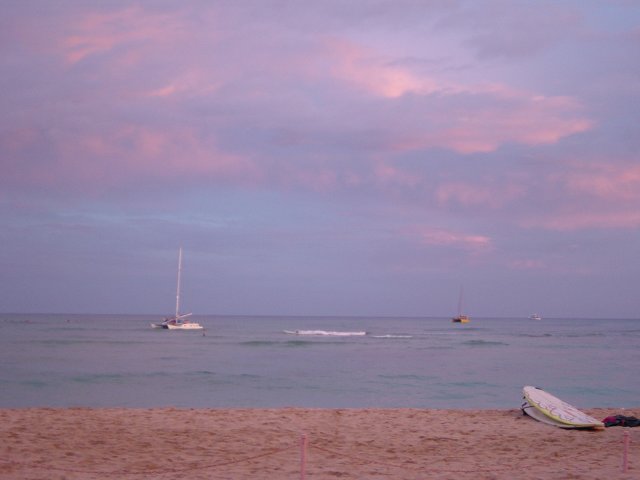 Pink sky