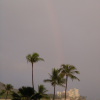 Rainbow on Waikiki Beach