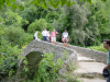On the bridge, left to right: Philipp, Daniel, Marie-Claire, Gerard, Philippe, Stephane
