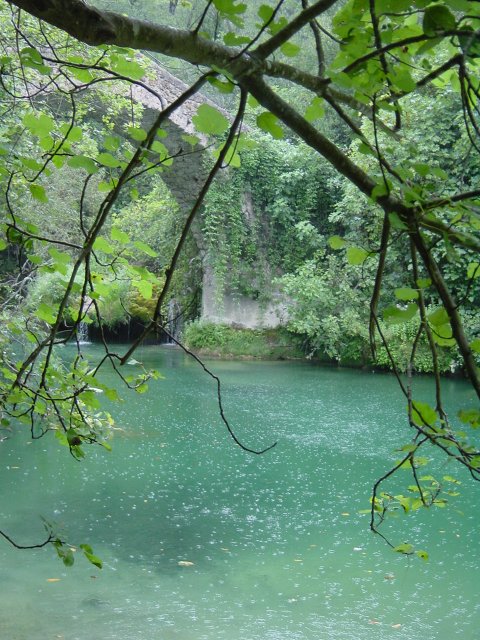 Rainfall at Le Pont des Tuves