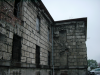 In the Castle District: souvenir of the war on the wall --bullets impacts