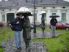 Max and his icy lady friend (Have you spotted Daniel among the statues?)