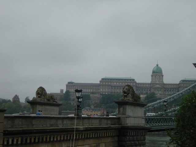 Chain bridge and the Royal Palace