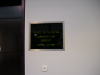 Lehar room sign: display with LEDs