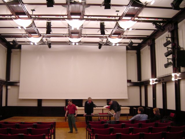 Bartok room: large screen