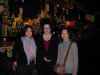 Carole, Amy and Saeko at the bar of the tapas restaurant