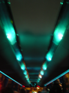 The disco bus ceiling lights