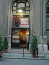 Entrance of the "Communist Restaurant": Resti Kocsma