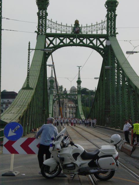 Entrance of the Szabadsag bridge