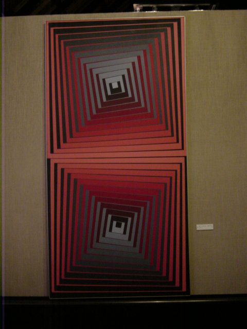 Victor Vasarely painting