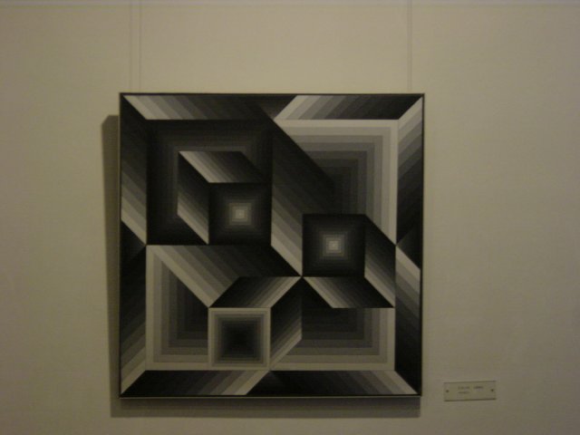 Victor Vasarely painting