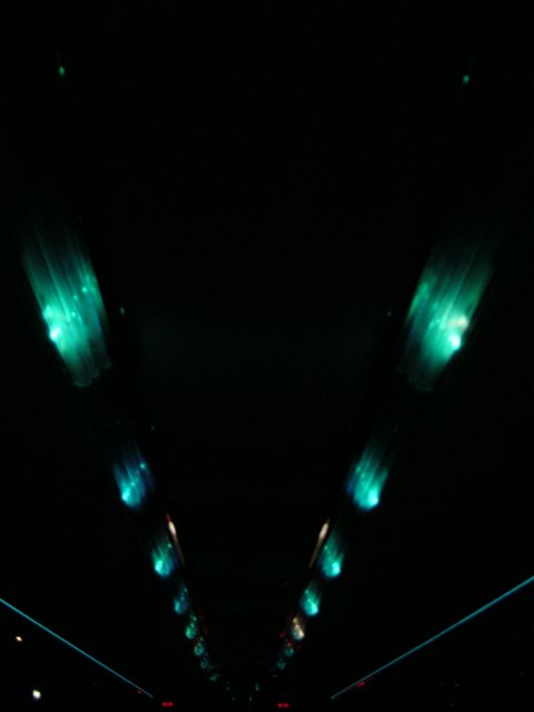 In the disco bus