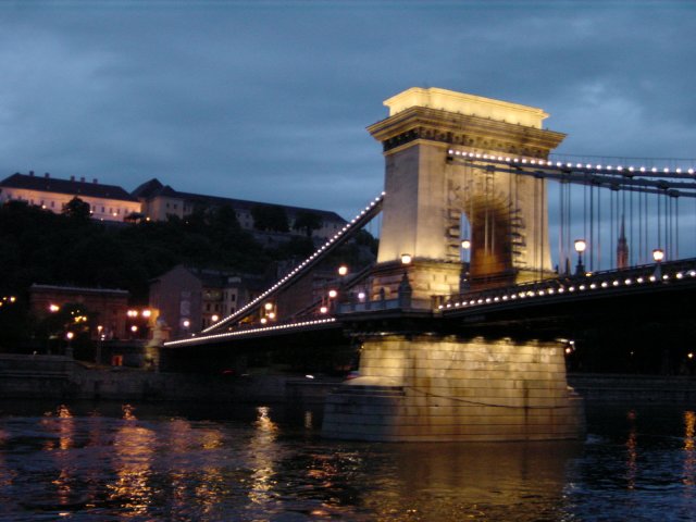 Illuminated Chain bridge