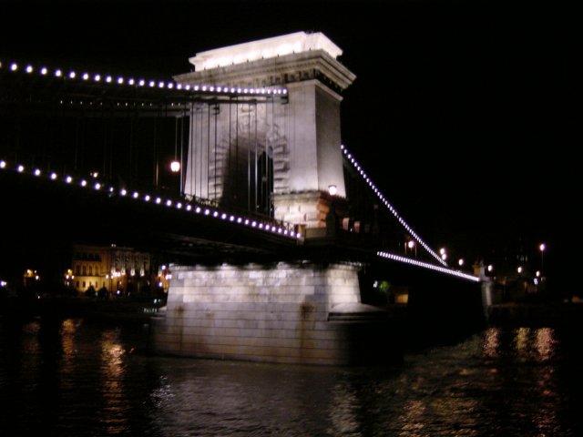 Illuminated Chain bridge