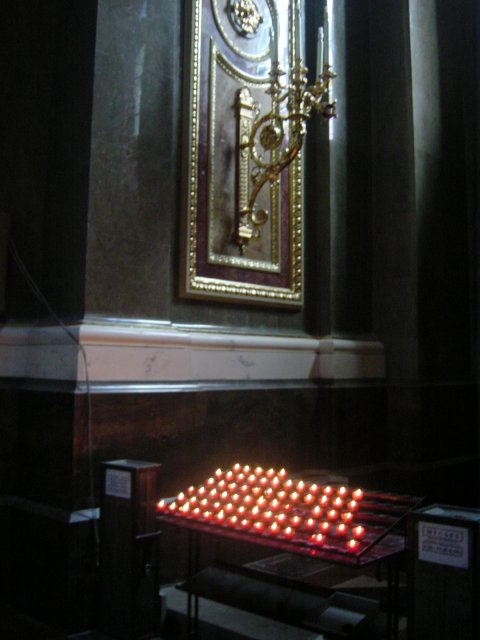 Candles in the cathedral