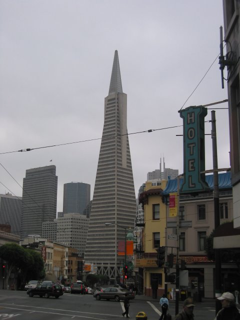 Transamerica Pyramid and Financial District