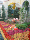 Fall covered garden in the Bellagio