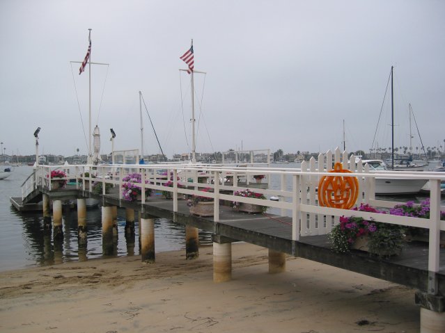 Decorated private pier