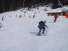 La gamelle a Bi 1: Perte du ski gauche et debut de chute