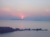 The sun rises over Ile Sainte-Marguerite