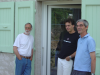 Christian, Stephane, Guy devant la maison