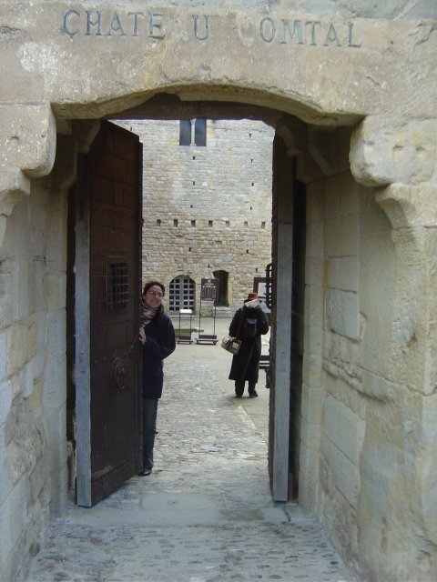 Emma opens the door to the castle