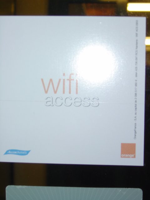 wifi access at the hotel