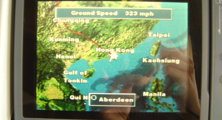 10:40 hours later, almost in Hong Kong