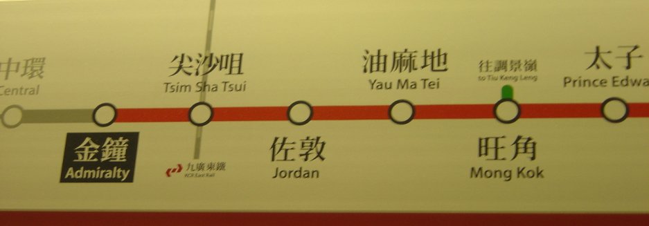Tsuen Wan Line Metro stations