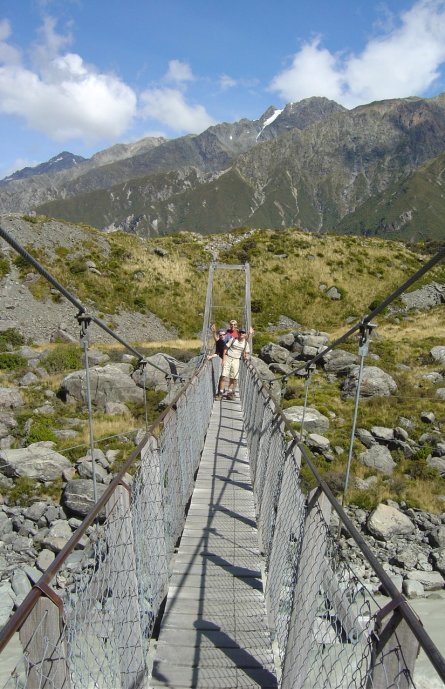 Bridge in Mt Cook National Park