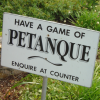 "Have a game of petanque"