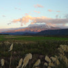 View from a place called National Park towards Tongariro National Park