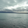 Throwing rocks over Lake Tekapo
