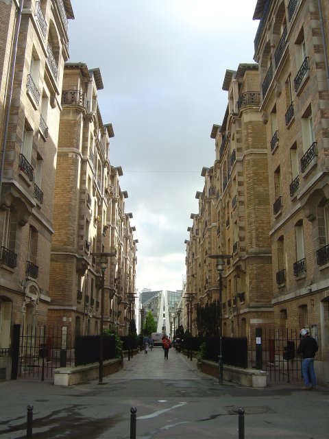 Charming street in the 13th arrondissement