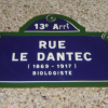 "Rue Le Dantec" (dedicated to all ERCIM fans)
