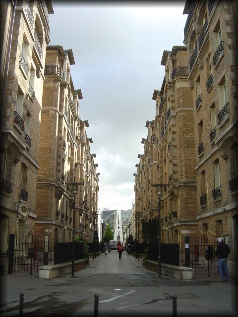 Charming street in the 13th arrondissement