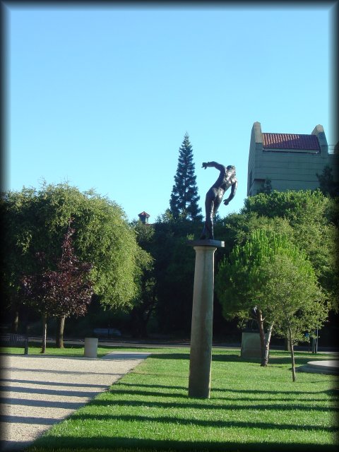 "Monumental Male Torso", Auguste Rodin, exhibition at Center of Visual Arts, Stanford, CA