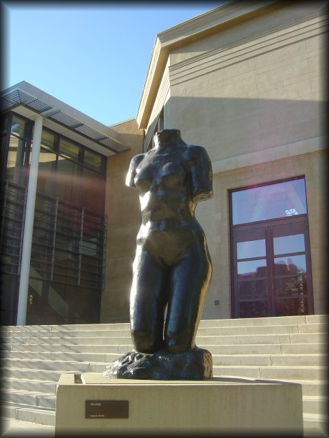 "Prayer", Auguste Rodin, exhibition at Center of Visual Arts, Stanford, CA