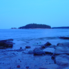 Mark Island, Maine, at dusk